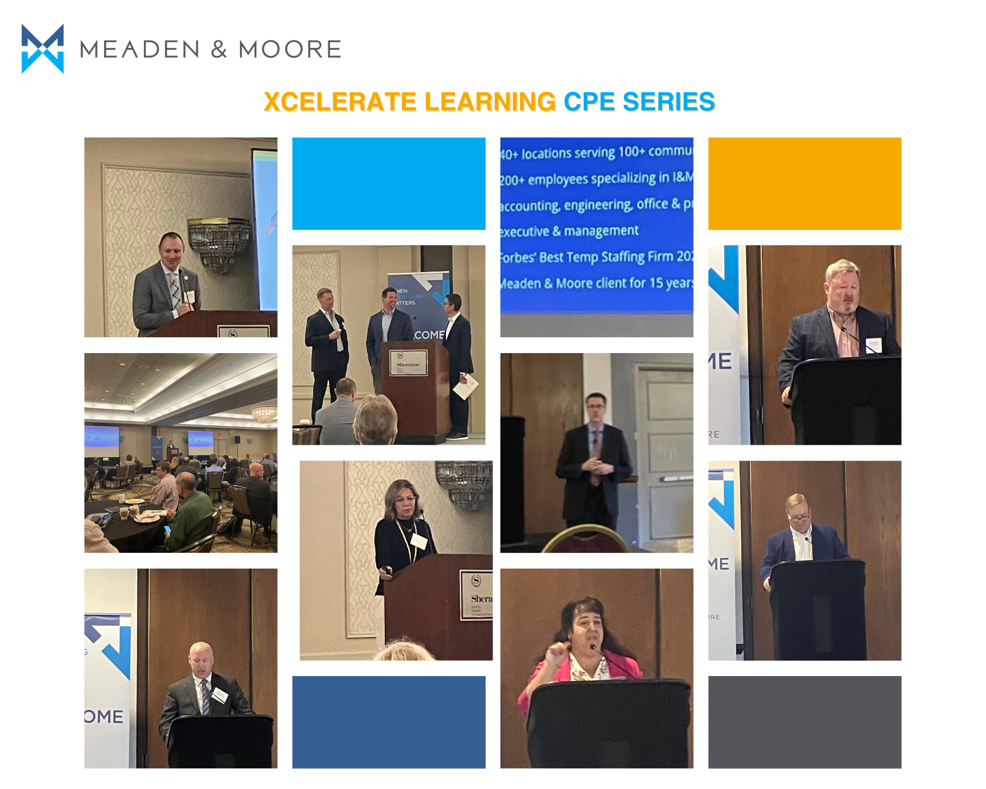 Xcelerate Learning CPE Series Collage